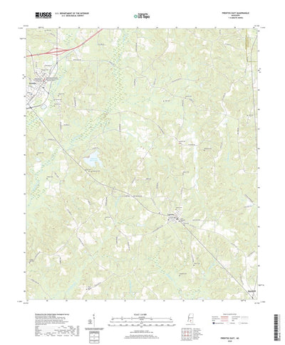 United States Geological Survey Prentiss East, MS (2020, 24000-Scale) digital map