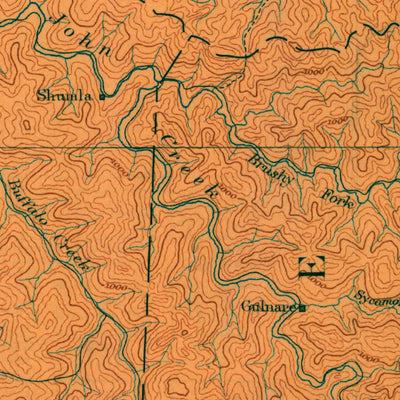 United States Geological Survey Prestonsburg, KY (1892, 125000-Scale) digital map