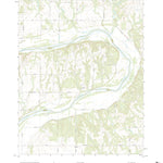 United States Geological Survey Prettyhair Creek, OK (2022, 24000-Scale) digital map
