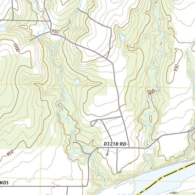 United States Geological Survey Prettyhair Creek, OK (2022, 24000-Scale) digital map