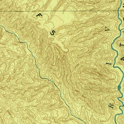 United States Geological Survey Price E, UT (1896, 250000-Scale) digital map