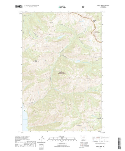 United States Geological Survey Prince Creek, WA (2020, 24000-Scale) digital map