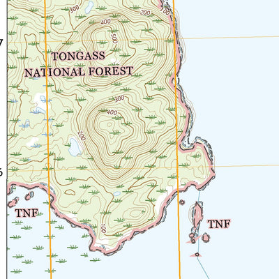 United States Geological Survey Prince Rupert C-2 NW, AK (2021, 25000-Scale) digital map