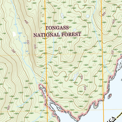 United States Geological Survey Prince Rupert D-2 SE, AK (2021, 25000-Scale) digital map