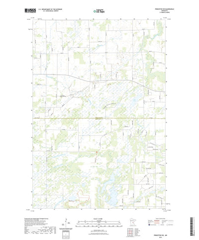United States Geological Survey Princeton SW, MN (2022, 24000-Scale) digital map