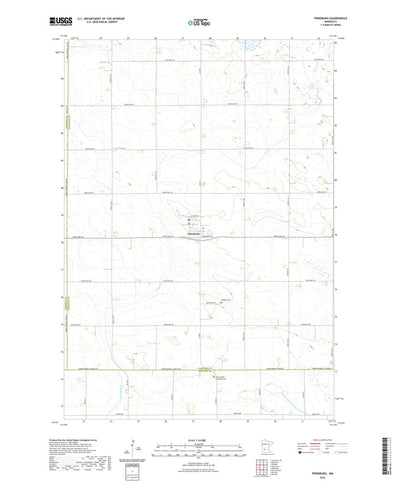 United States Geological Survey Prinsburg, MN (2022, 24000-Scale) digital map