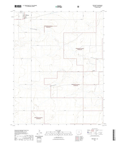 United States Geological Survey Pritchett, CO (2022, 24000-Scale) digital map