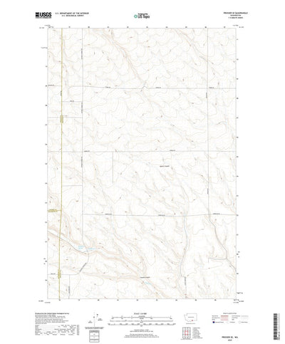 United States Geological Survey Prosser SE, WA (2020, 24000-Scale) digital map