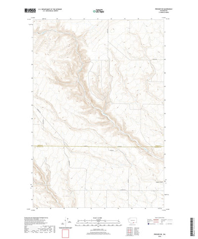 United States Geological Survey Prosser SW, WA (2020, 24000-Scale) digital map