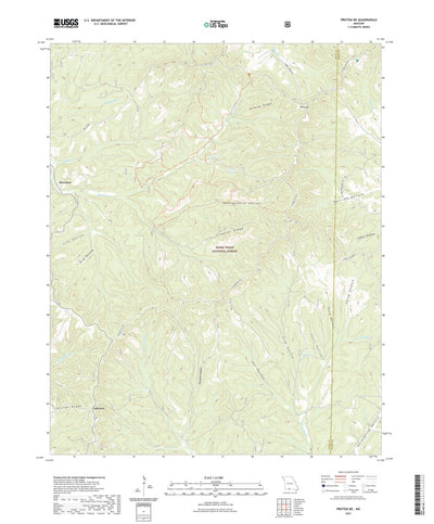 United States Geological Survey Protem NE, MO (2021, 24000-Scale) digital map