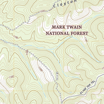 United States Geological Survey Protem NE, MO (2021, 24000-Scale) digital map