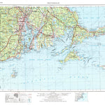 United States Geological Survey Providence, RI-MA-CT-NY (1947, 250000-Scale) digital map