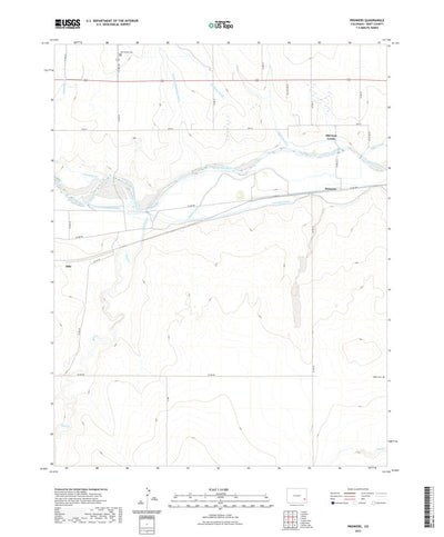 United States Geological Survey Prowers, CO (2022, 24000-Scale) digital map