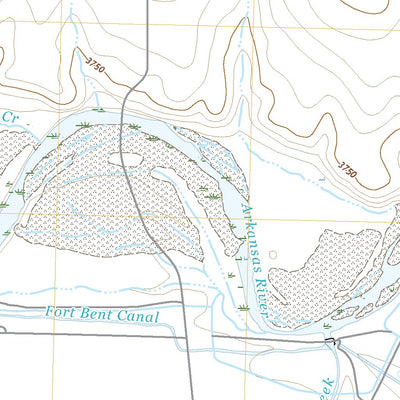 United States Geological Survey Prowers, CO (2022, 24000-Scale) digital map