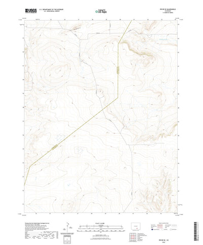 United States Geological Survey Pryor SE, CO (2022, 24000-Scale) digital map