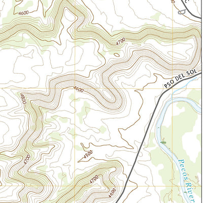 United States Geological Survey Puerto Creek, NM (2020, 24000-Scale) digital map