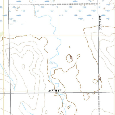 United States Geological Survey Pukwana SE, SD (2021, 24000-Scale) digital map