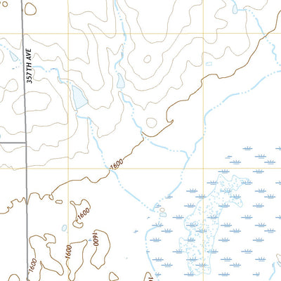 United States Geological Survey Pukwana SE, SD (2021, 24000-Scale) digital map