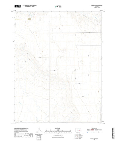 United States Geological Survey Punkin Center, CO (2022, 24000-Scale) digital map