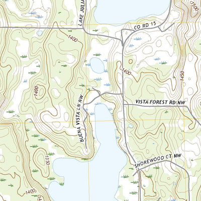 United States Geological Survey Puposky Lake, MN (2022, 24000-Scale) digital map