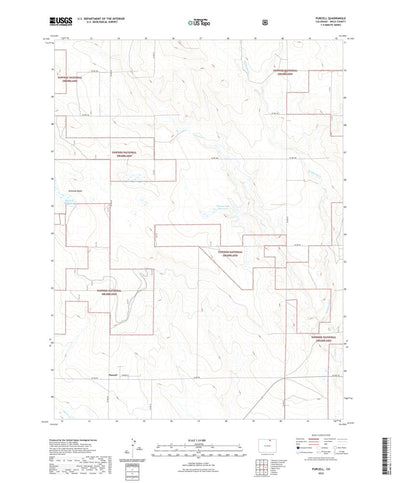 United States Geological Survey Purcell, CO (2022, 24000-Scale) digital map
