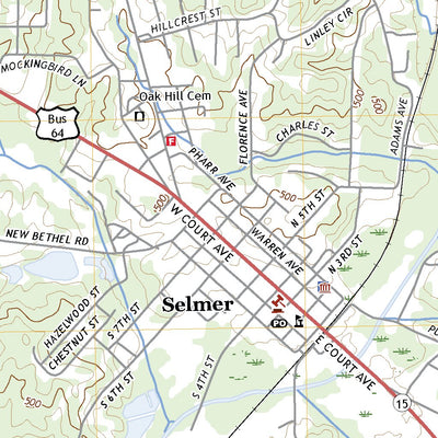 United States Geological Survey Purdy, TN (2022, 24000-Scale) digital map