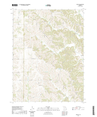 United States Geological Survey Pure Air, MO (2021, 24000-Scale) digital map