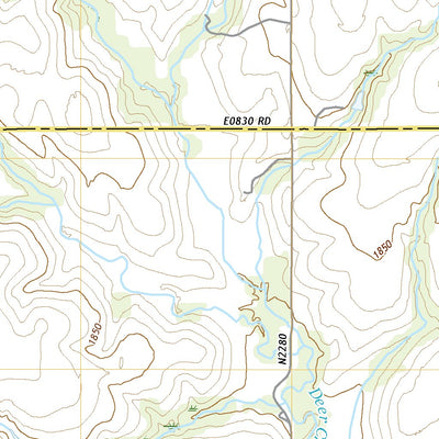 United States Geological Survey Putnam, OK (2022, 24000-Scale) digital map