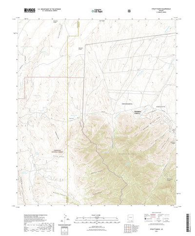 United States Geological Survey Pyeatt Ranch, AZ (2021, 24000-Scale) digital map