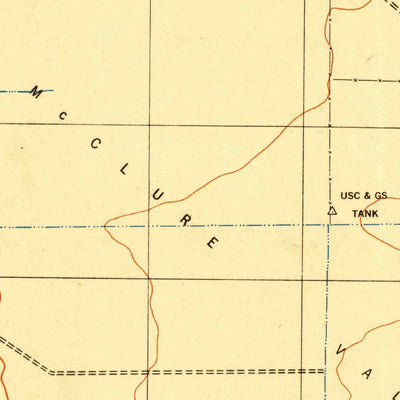 United States Geological Survey Pyramid Hills, CA (1943, 31680-Scale) digital map