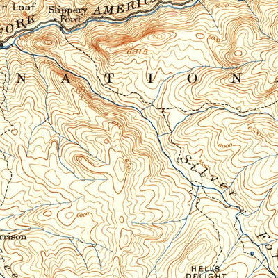 United States Geological Survey Pyramid Peak, CA-NV (1896, 125000-Scale) digital map