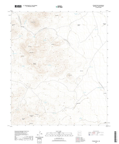 United States Geological Survey Pyramid Peak, NM (2020, 24000-Scale) digital map