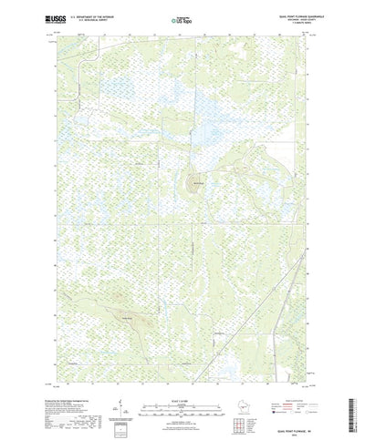 United States Geological Survey Quail Point Flowage, WI (2022, 24000-Scale) digital map
