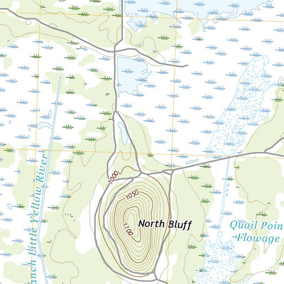 United States Geological Survey Quail Point Flowage, WI (2022, 24000-Scale) digital map