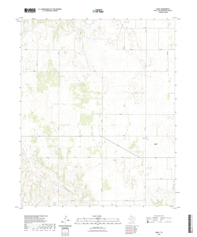 United States Geological Survey Quail, TX (2022, 24000-Scale) digital map