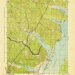 United States Geological Survey Quantico, VA-MD (1944, 31680-Scale) digital map
