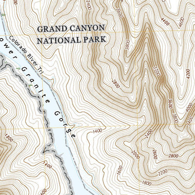 United States Geological Survey Quartermaster Canyon, AZ (2021, 24000-Scale) digital map