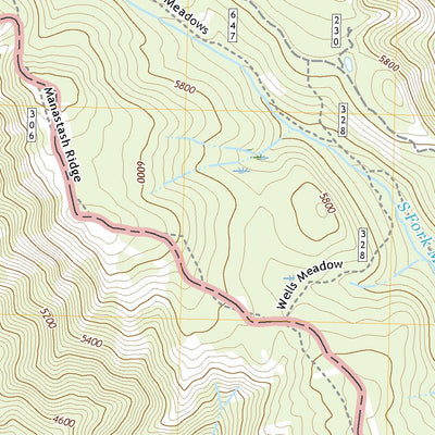 United States Geological Survey Quartz Mountain, WA (2020, 24000-Scale) digital map
