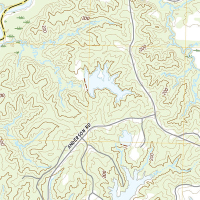 United States Geological Survey Queens Hill Lake, MS (2020, 24000-Scale) digital map