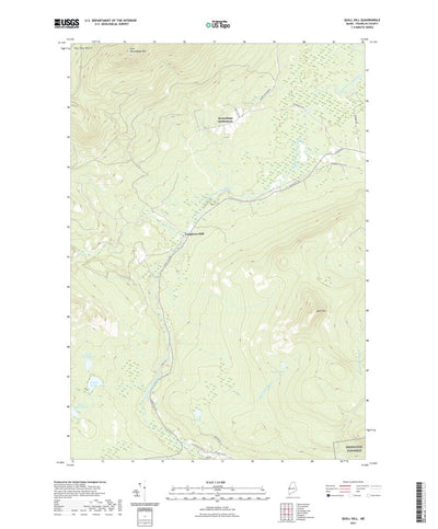 United States Geological Survey Quill Hill, ME (2021, 24000-Scale) digital map