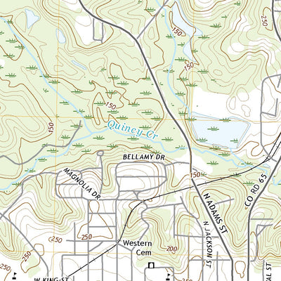 United States Geological Survey Quincy, FL (2021, 24000-Scale) digital map