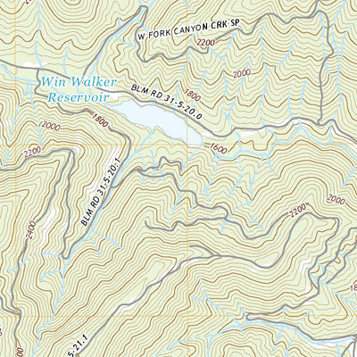 United States Geological Survey Quines Creek, OR (2020, 24000-Scale) digital map