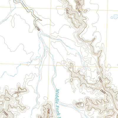 United States Geological Survey Quinn Table SE, SD (2021, 24000-Scale) digital map