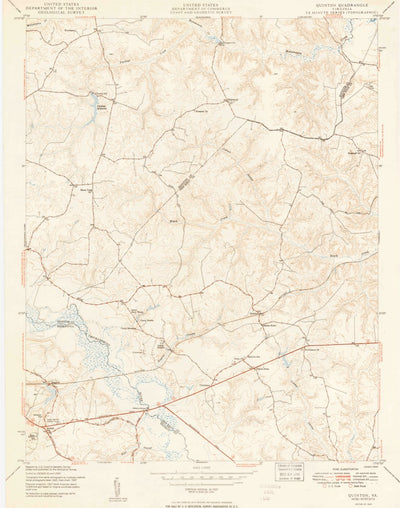 United States Geological Survey Quinton, VA (1949, 24000-Scale) digital map