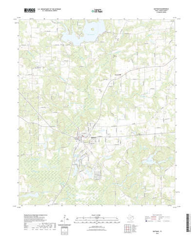 United States Geological Survey Quitman, TX (2022, 24000-Scale) digital map