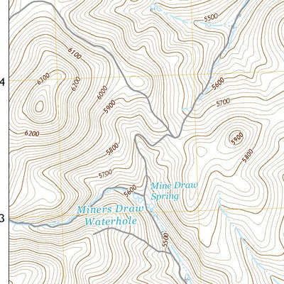 United States Geological Survey Rabbit Hills SW, OR (2020, 24000-Scale) digital map