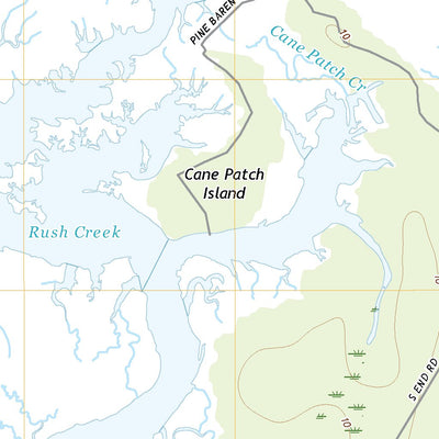 United States Geological Survey Raccoon Key, GA (2020, 24000-Scale) digital map
