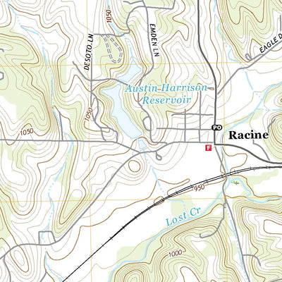 United States Geological Survey Racine, MO (2021, 24000-Scale) digital map