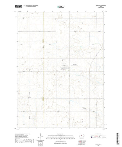 United States Geological Survey Radcliffe, IA (2022, 24000-Scale) digital map