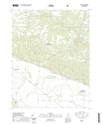 United States Geological Survey Raddle, IL (2021, 24000-Scale) digital map